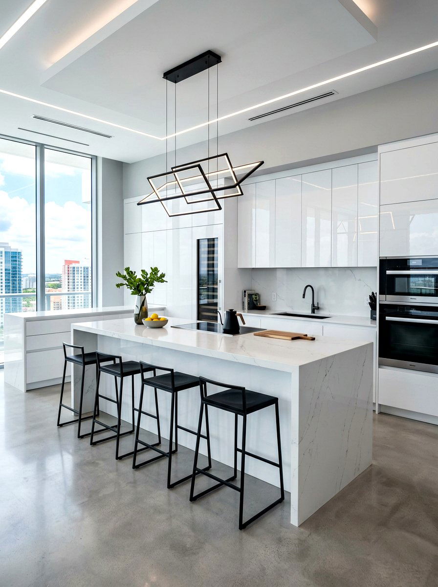 Contemporary White Kitchen - 30 white kitchen ideas