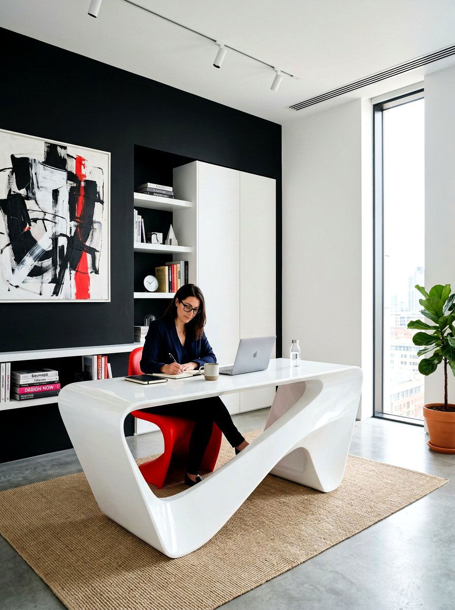 Contemporary Workspace - 30 writing room ideas