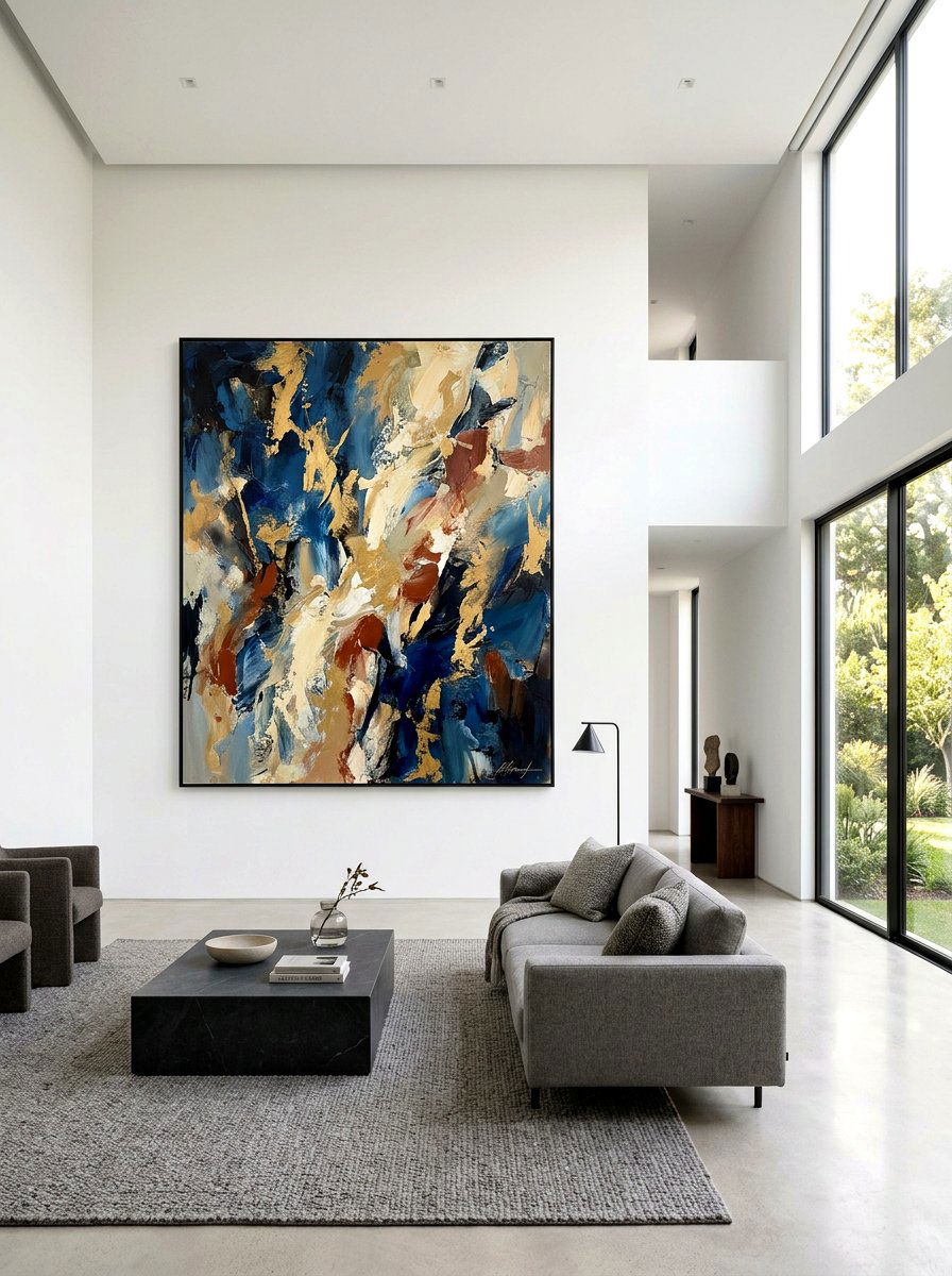 Contemporary art living room - 30 quiet luxury living room ideas