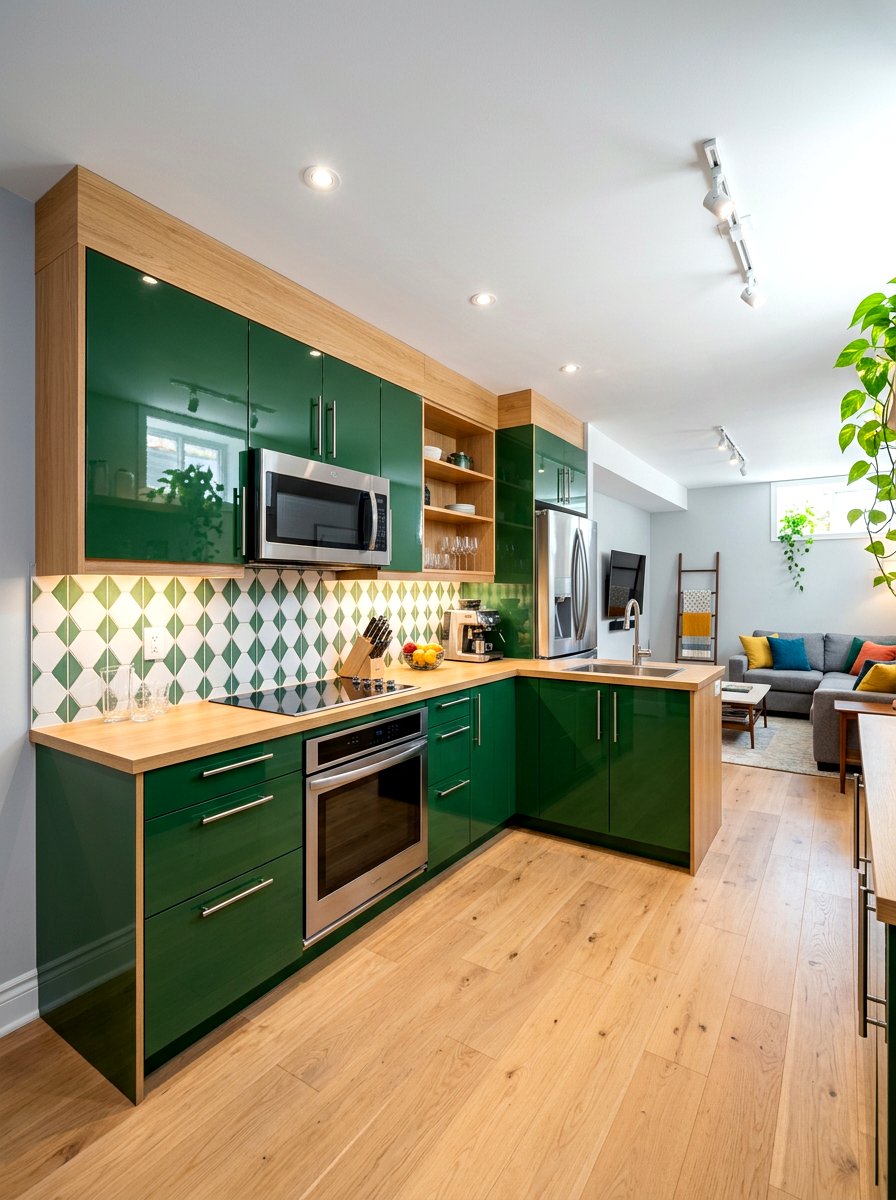Contemporary basement kitchenette - 30 basement kitchenette ideas