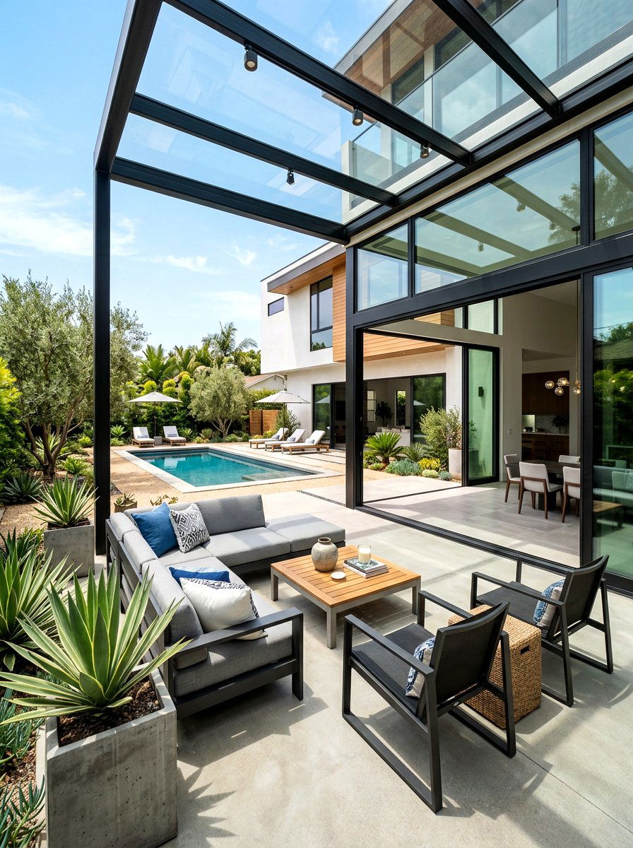 30 Attached Greenhouse Porch Ideas for Plants and Porch Comfort