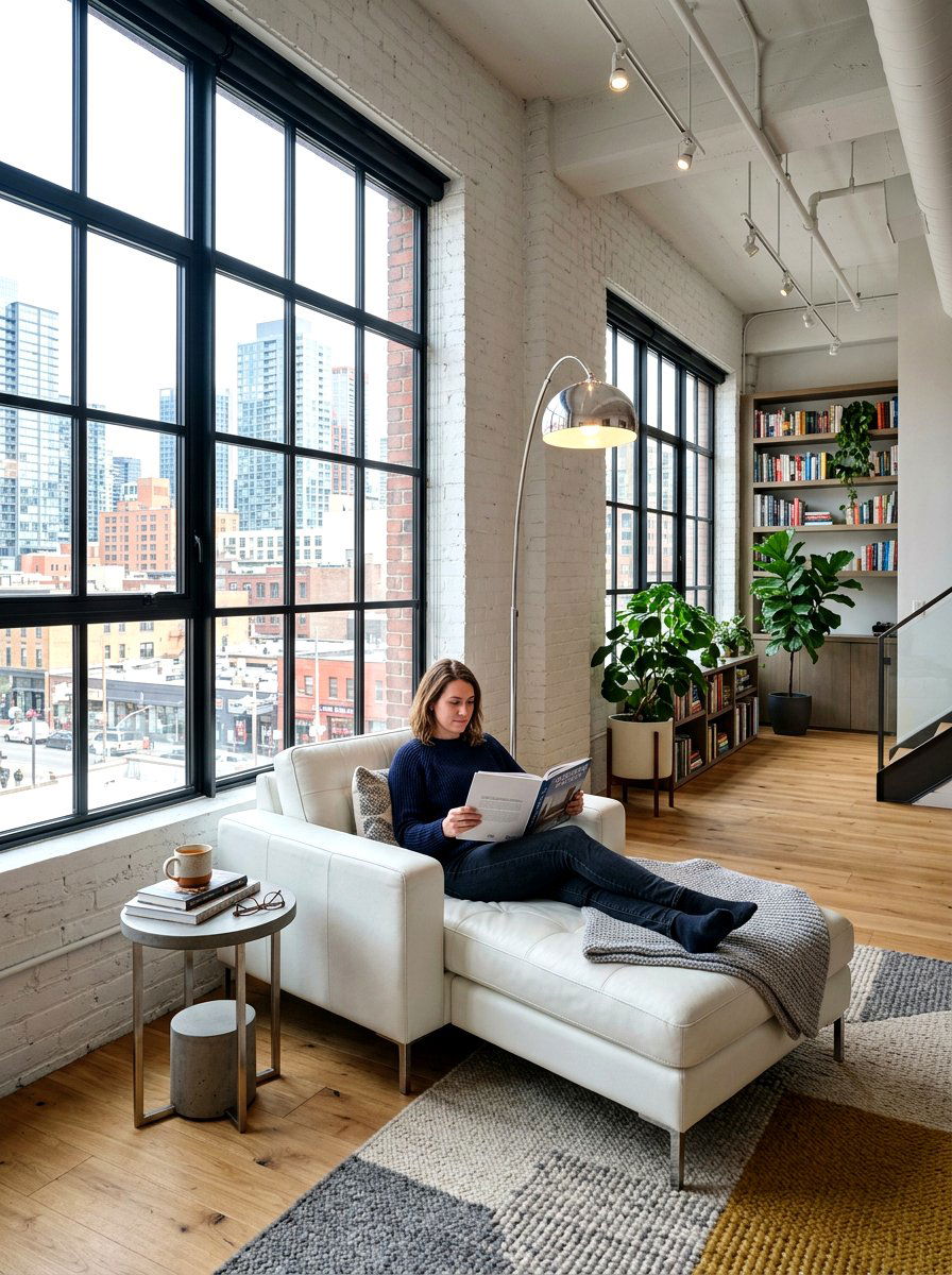 Contemporary loft reading nook - 30 bright reading nook ideas