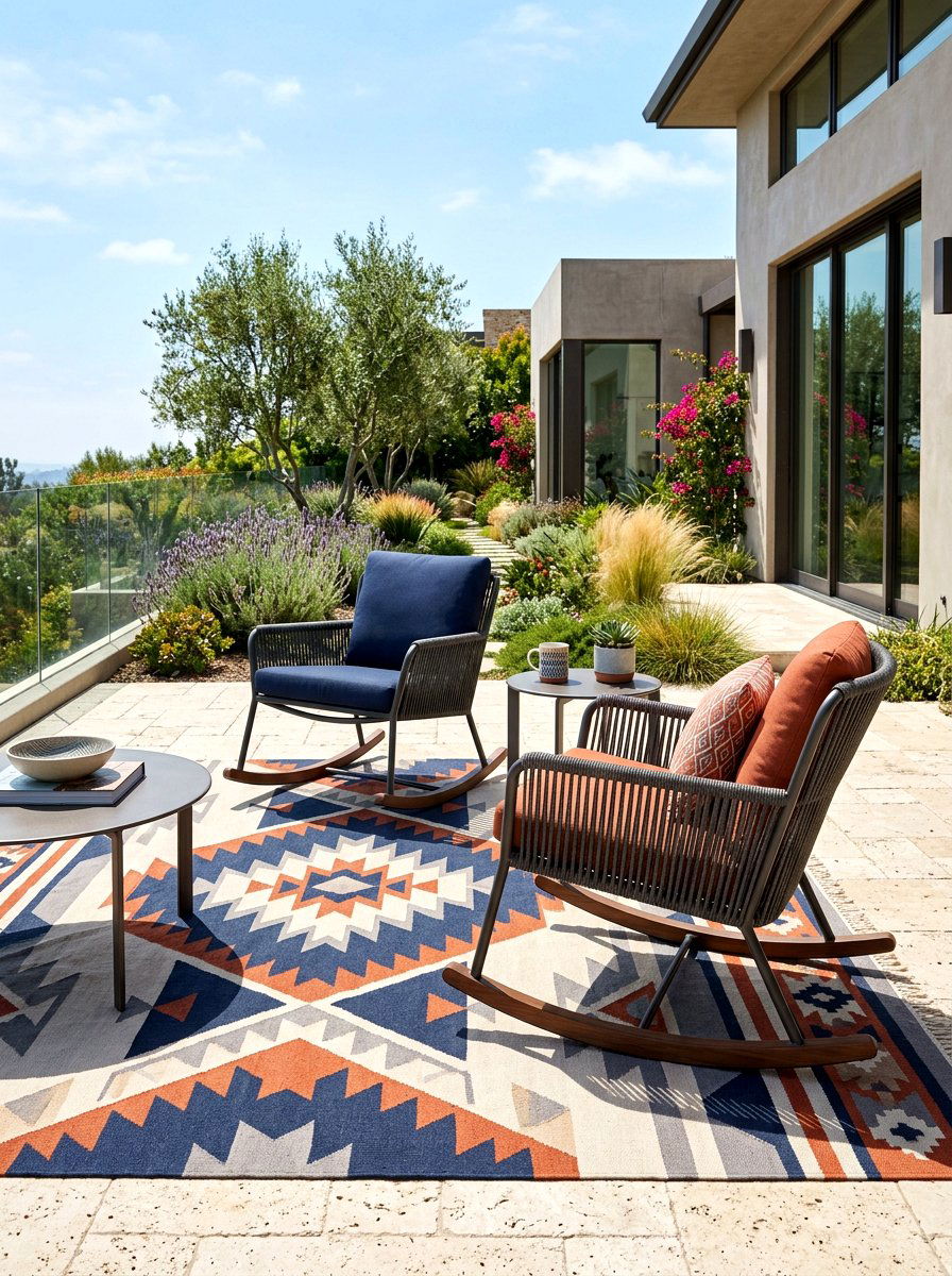 Contemporary outdoor rockers - 30 porch rocking chair styling ideas