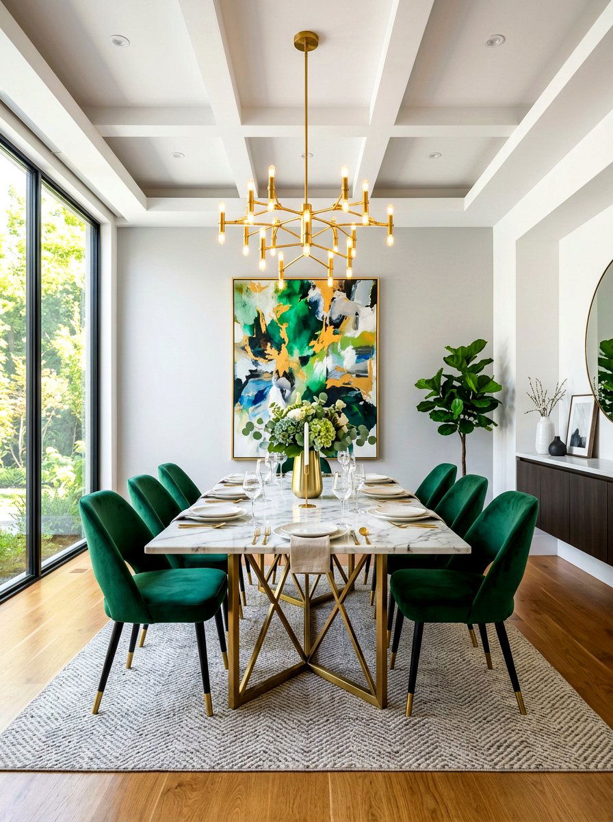 Contemporary rectangular dining room - 30 rectangular dining room ideas
