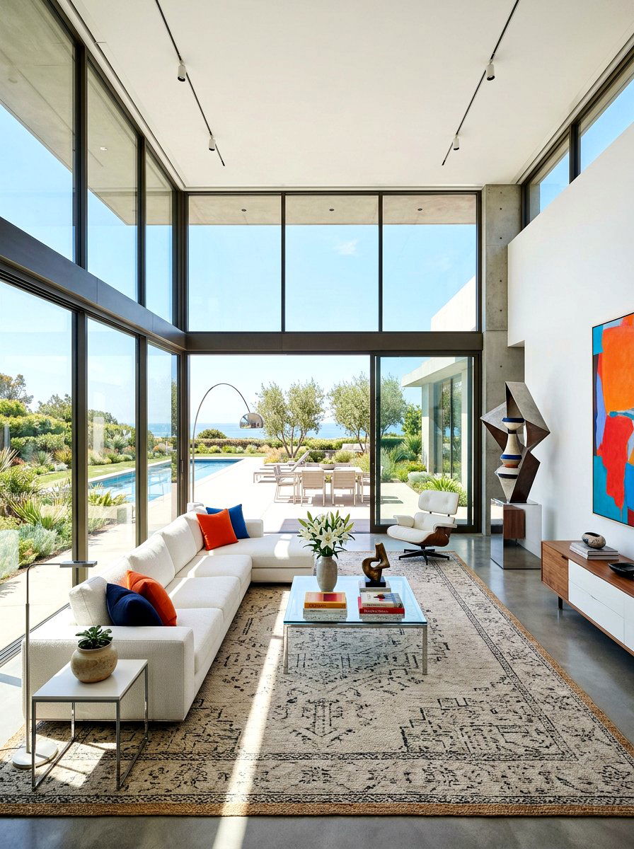 Contemporary sun washed living room - 30 sun washed living room ideas