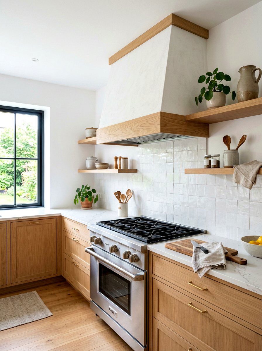Contrast Trim Range Hood - 30 range hood design ideas
