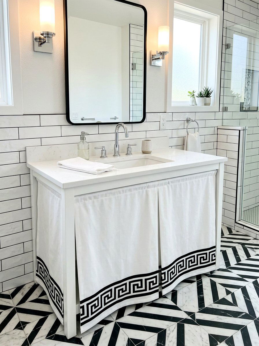 30 Skirted Sink Ideas for a Chic Vanity Look Without the Fuss