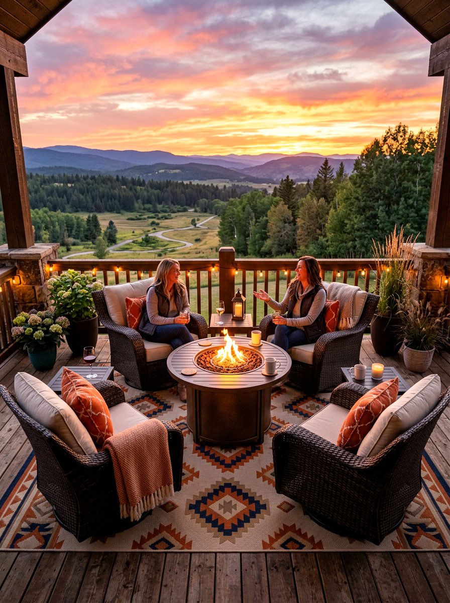 Conversation Set - 30 porch furniture ideas
