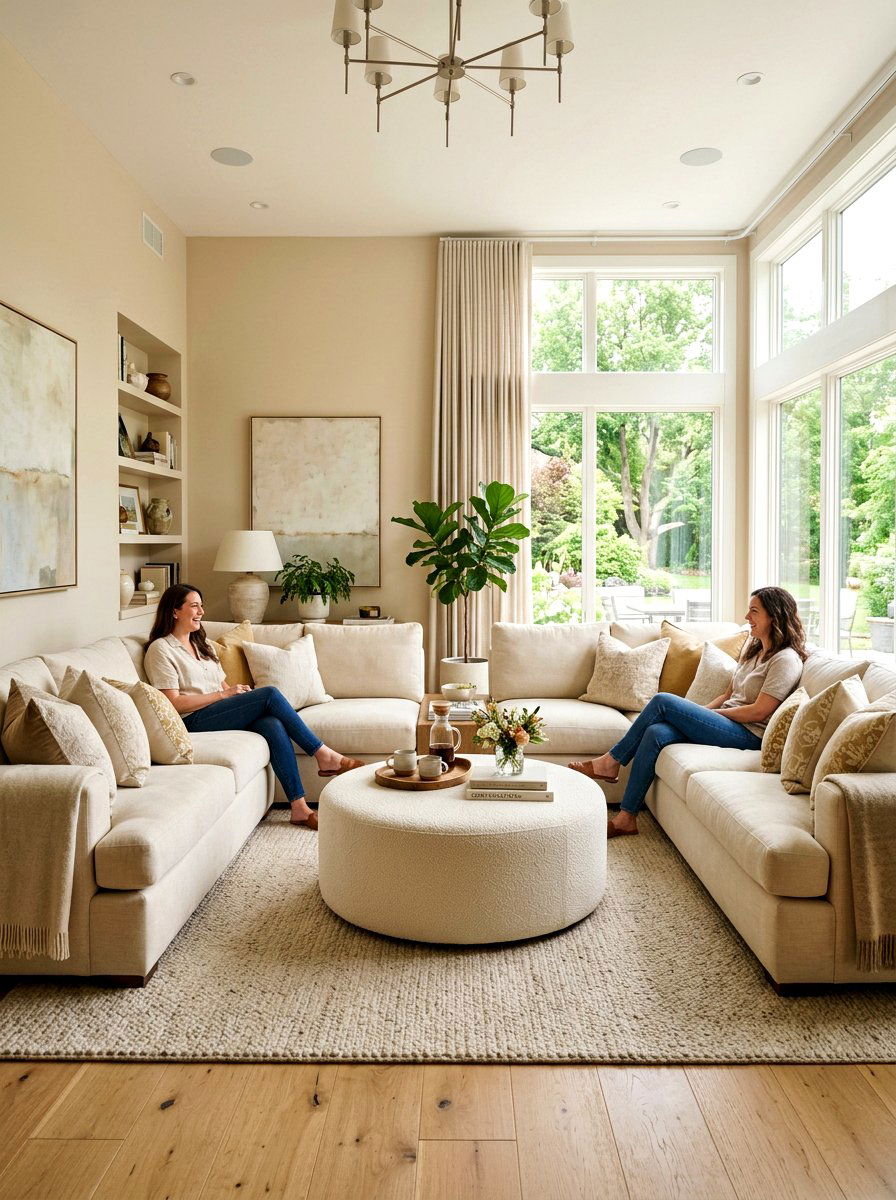 Conversation focused living room - 30 intentional living room ideas