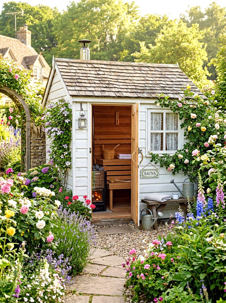 Converted Shed Sauna - 30 backyard sauna ideas