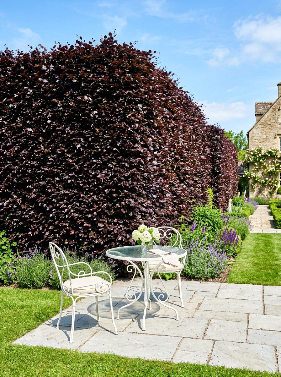 Copper Beech - 30 backyard privacy hedge ideas