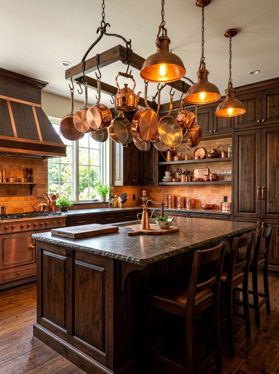 Copper Kitchen Decor - 30 collected kitchen decor ideas