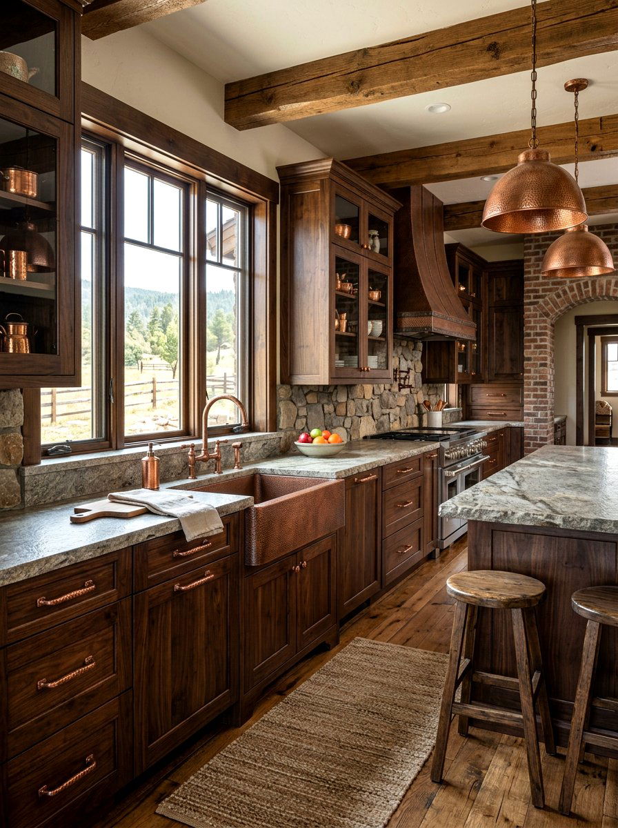 Copper Kitchen Hardware - 30 western home decor ideas