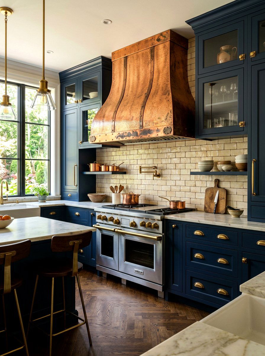Copper Kitchen Hood - 30 range hood design ideas