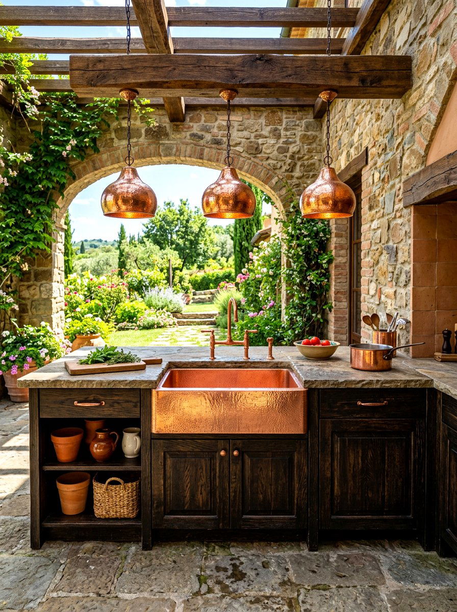 Copper Kitchen - 30 desert color decor ideas