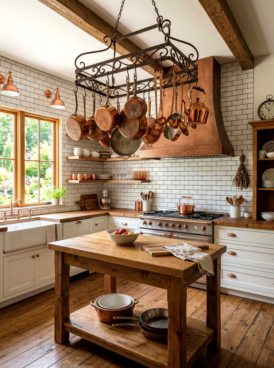 Copper Kitchenware - 30 nontoxic home decor ideas