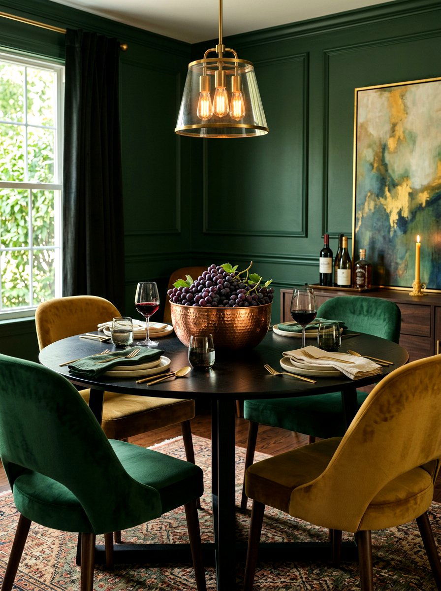Copper Metal Accent Bowl - 30 sculptural bowl decor ideas
