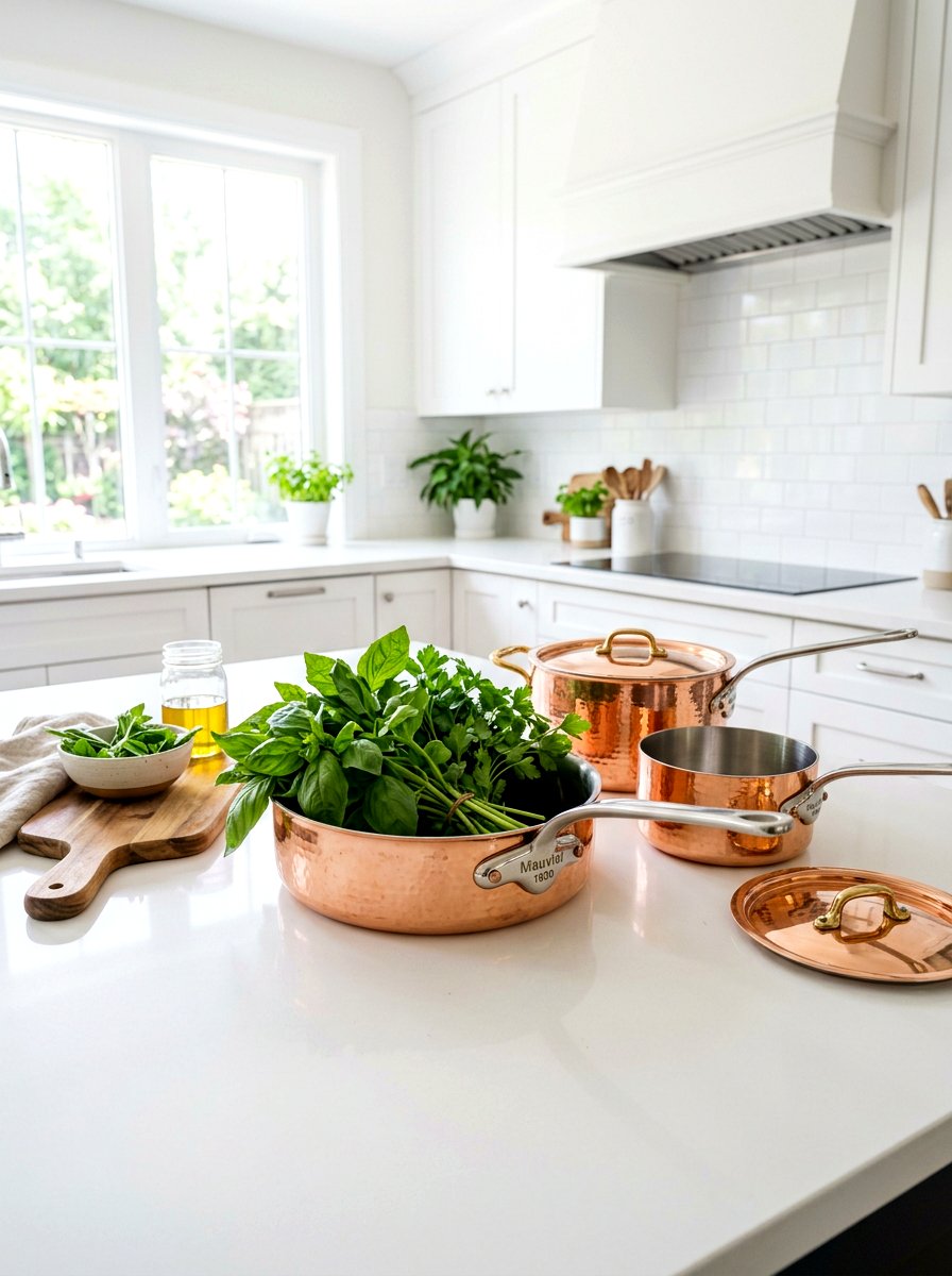 Copper Metallic Pots - 30 modern planter ideas