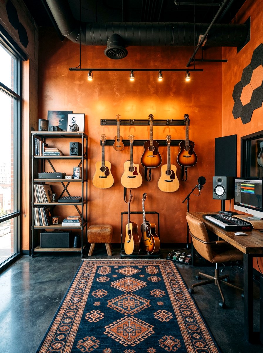 Copper Orange Studio - 30 saturated color room ideas