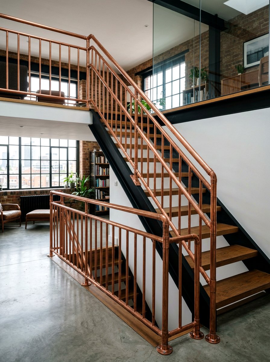 Copper Pipe Rail - 30 mood board wall ideas