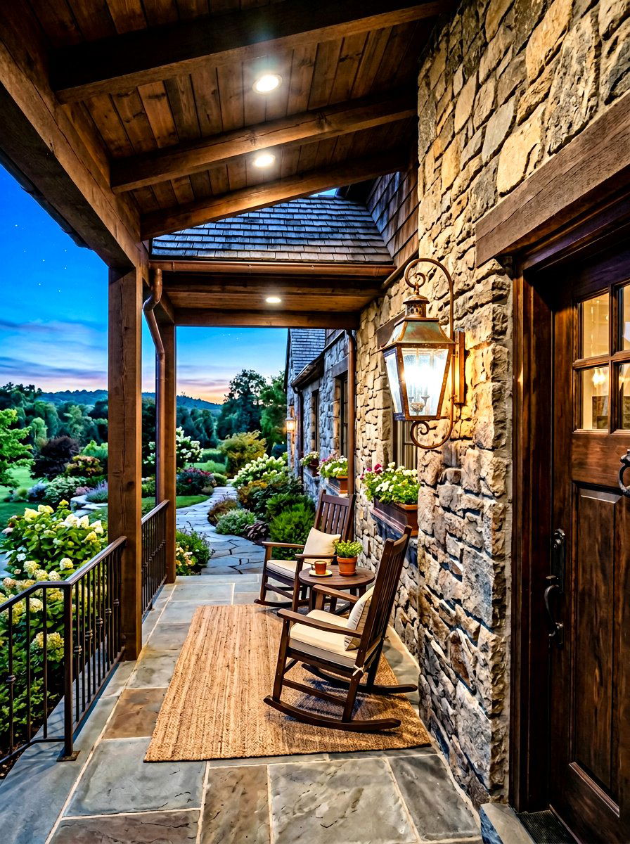 Copper Porch Lantern - 30 porch lighting ideas