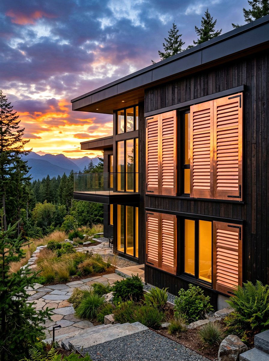 Copper Shutters - 30 shutters color ideas