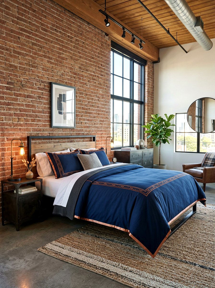 Copper Trim Duvet Set - 30 contrast trim bedding ideas