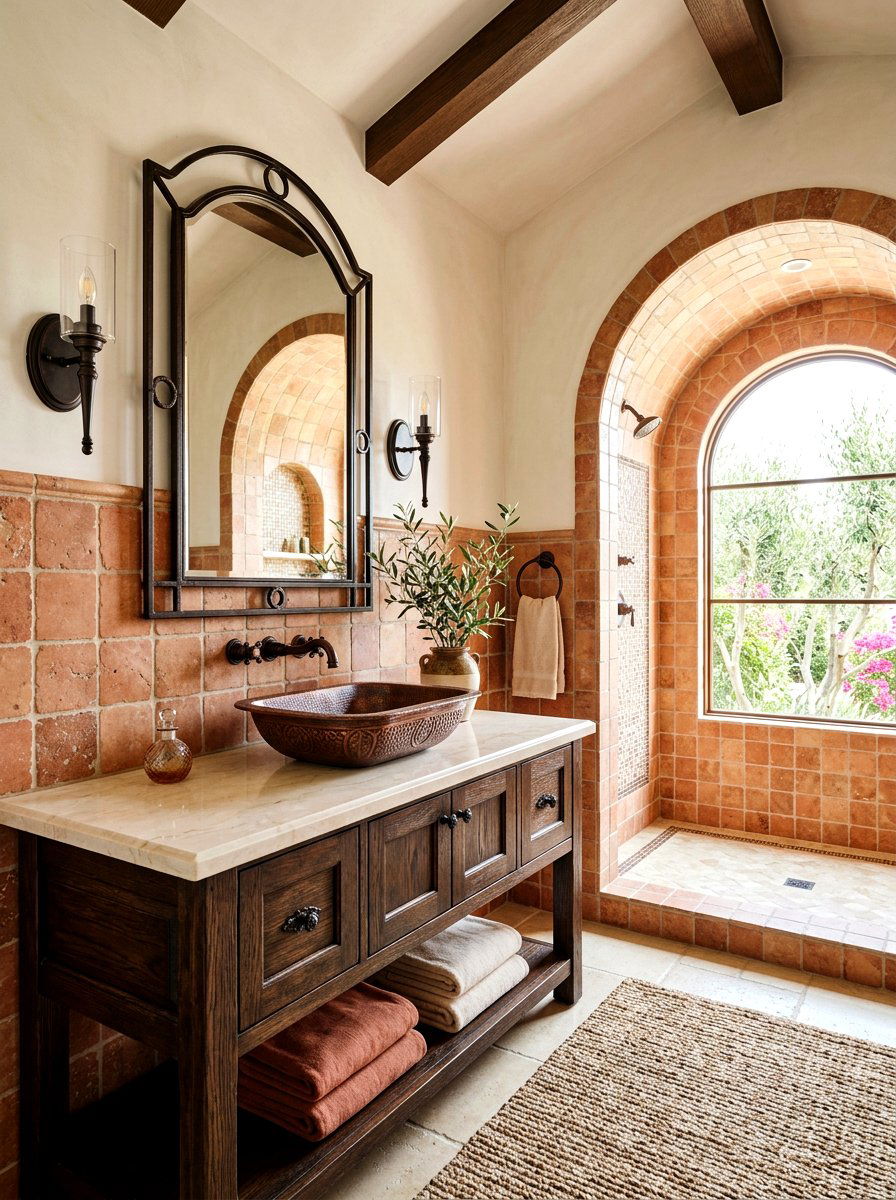 Copper Vessel Sink - 30 bathroom sink ideas