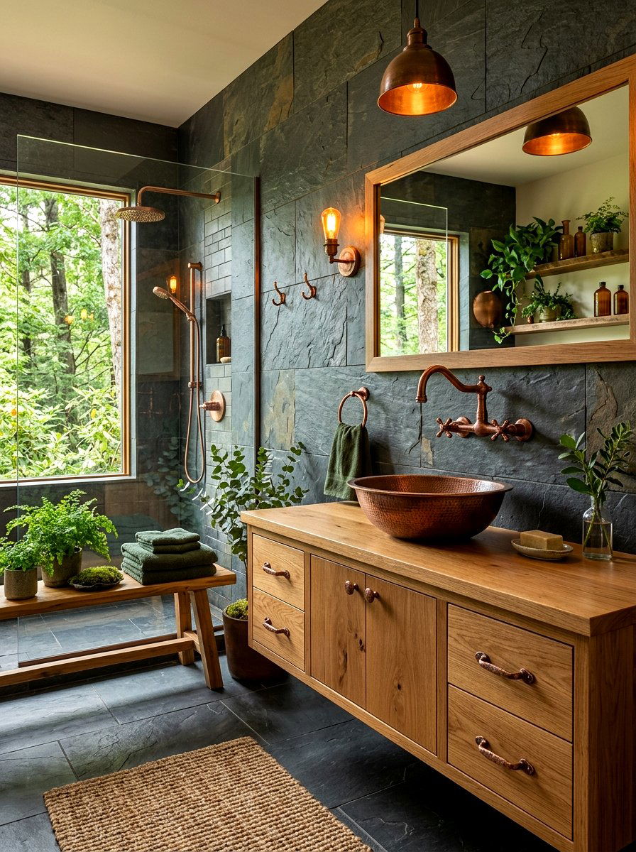 Copper Wall Mounted Faucet - 30 wall mounted faucet bathroom ideas