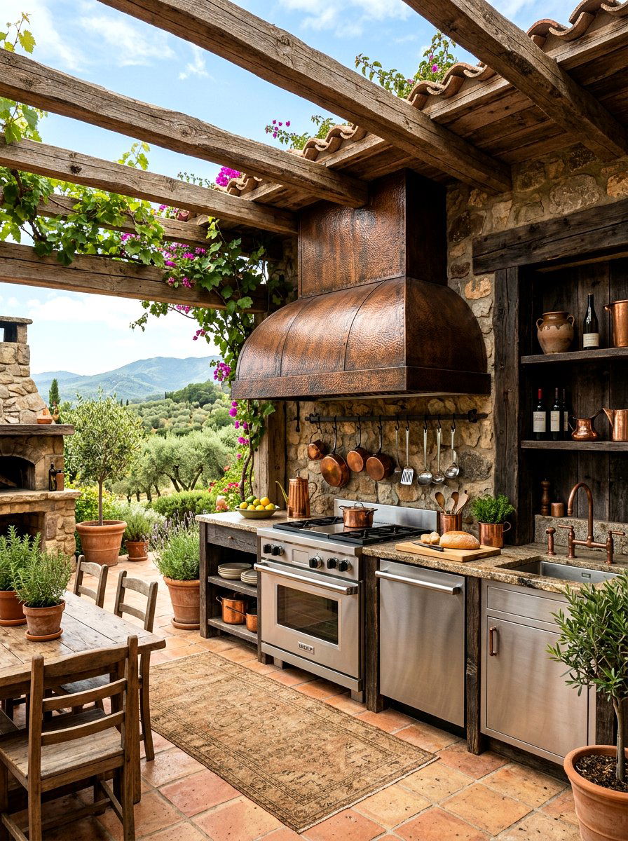 Copper and silver kitchen - 30 mixed metal kitchen ideas