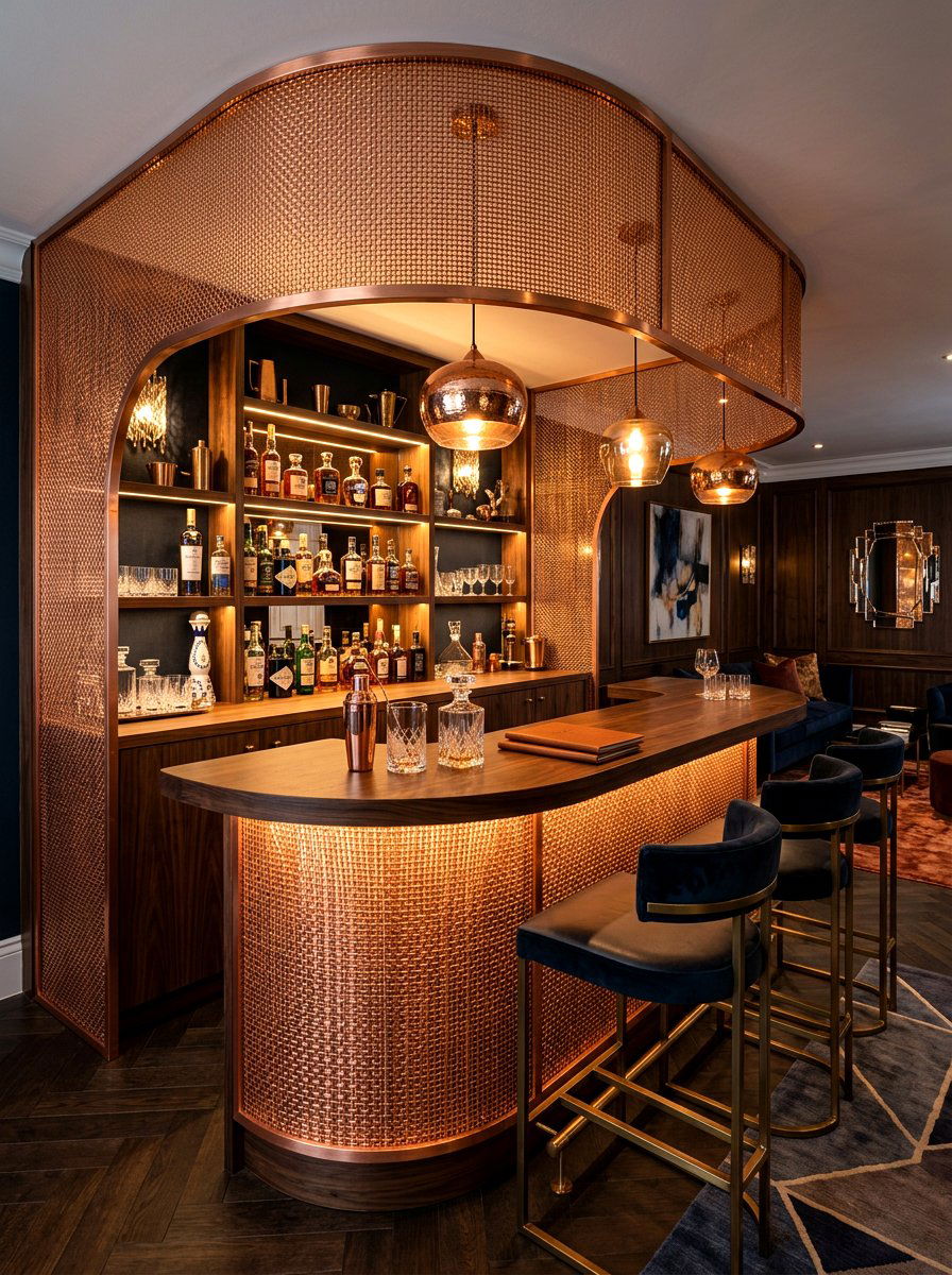 30 Curved Partition Wall Ideas to Add Privacy and Style