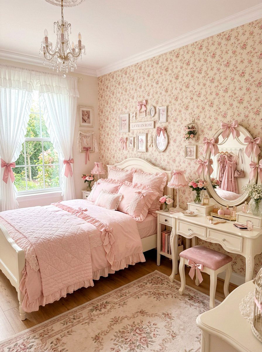 Coquette Aesthetic Room - 30 tween aesthetic bedroom ideas