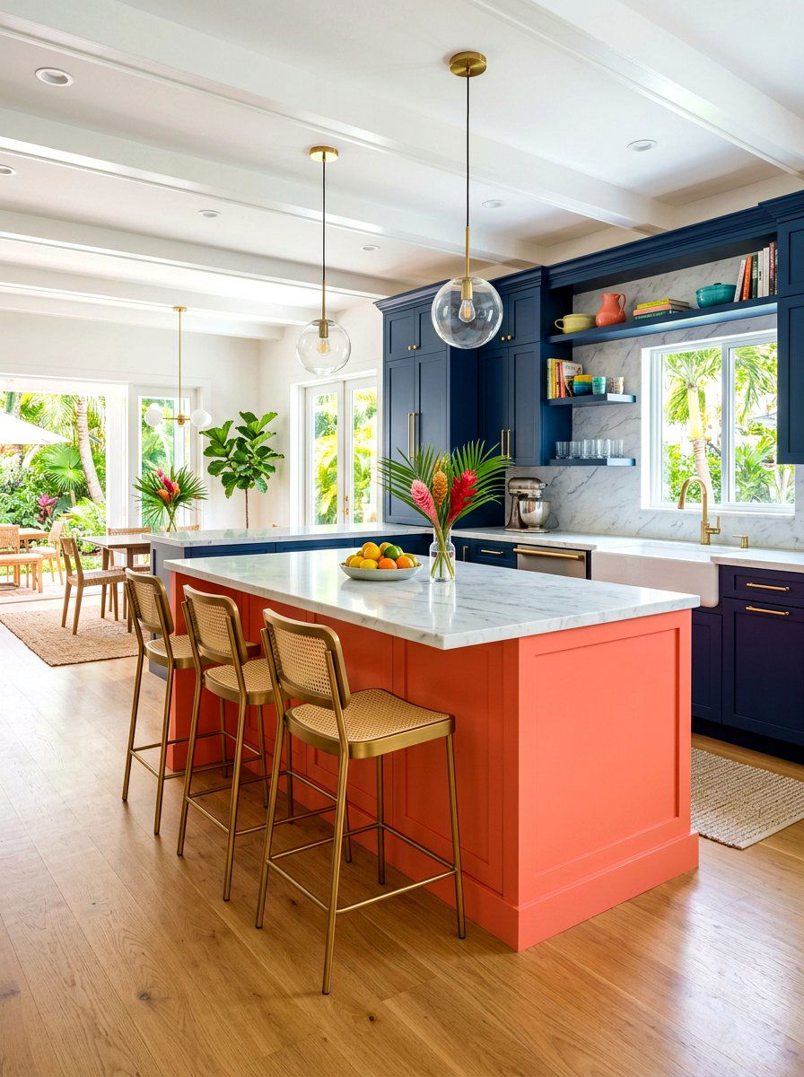 30 Color Pop Kitchen Ideas To Make Space Feel Bold and Bright