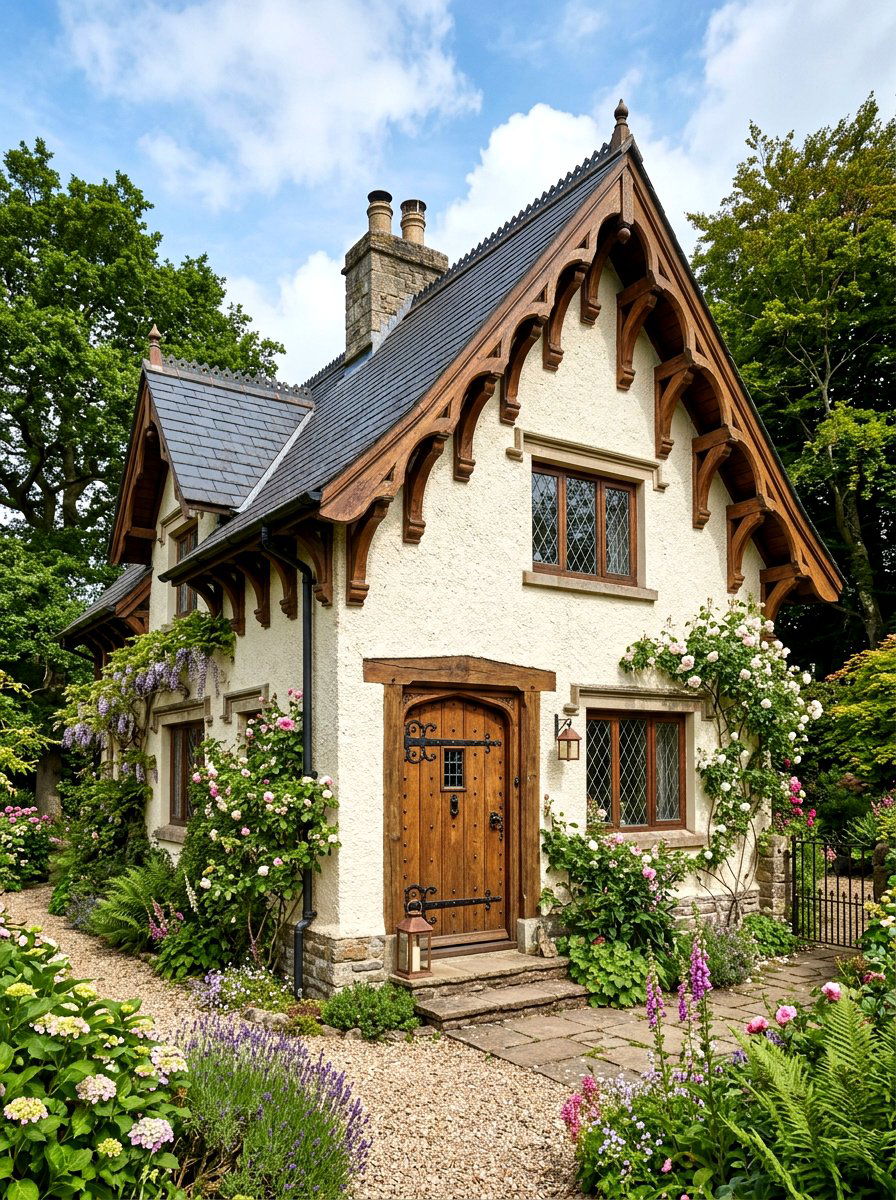 Corbel Support Detail - 30 gable accent ideas