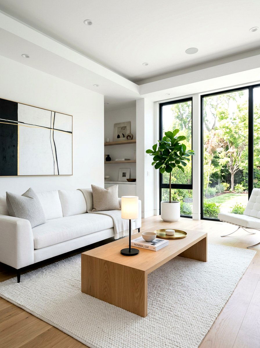 Cordless Living Room Table Lamp Lighting - 30 layered lamp living room ideas