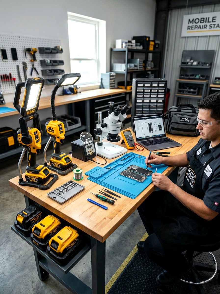 Cordless Workshop Lighting - 30 workshop lighting ideas