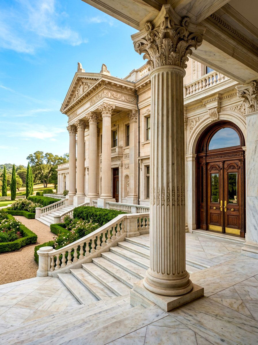 Corinthian porch column - 30 porch column ideas
