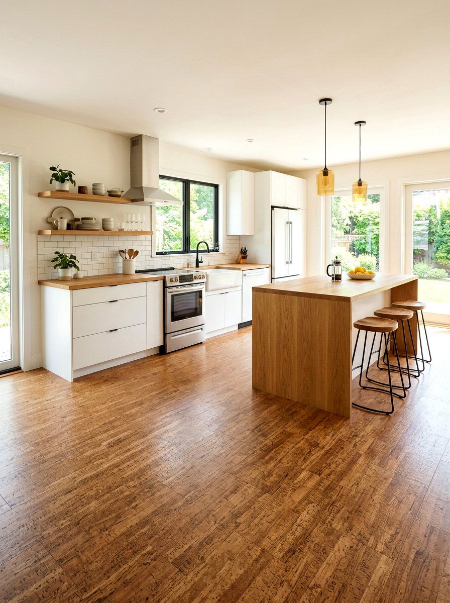 Cork Flooring - 30 nontoxic home decor ideas