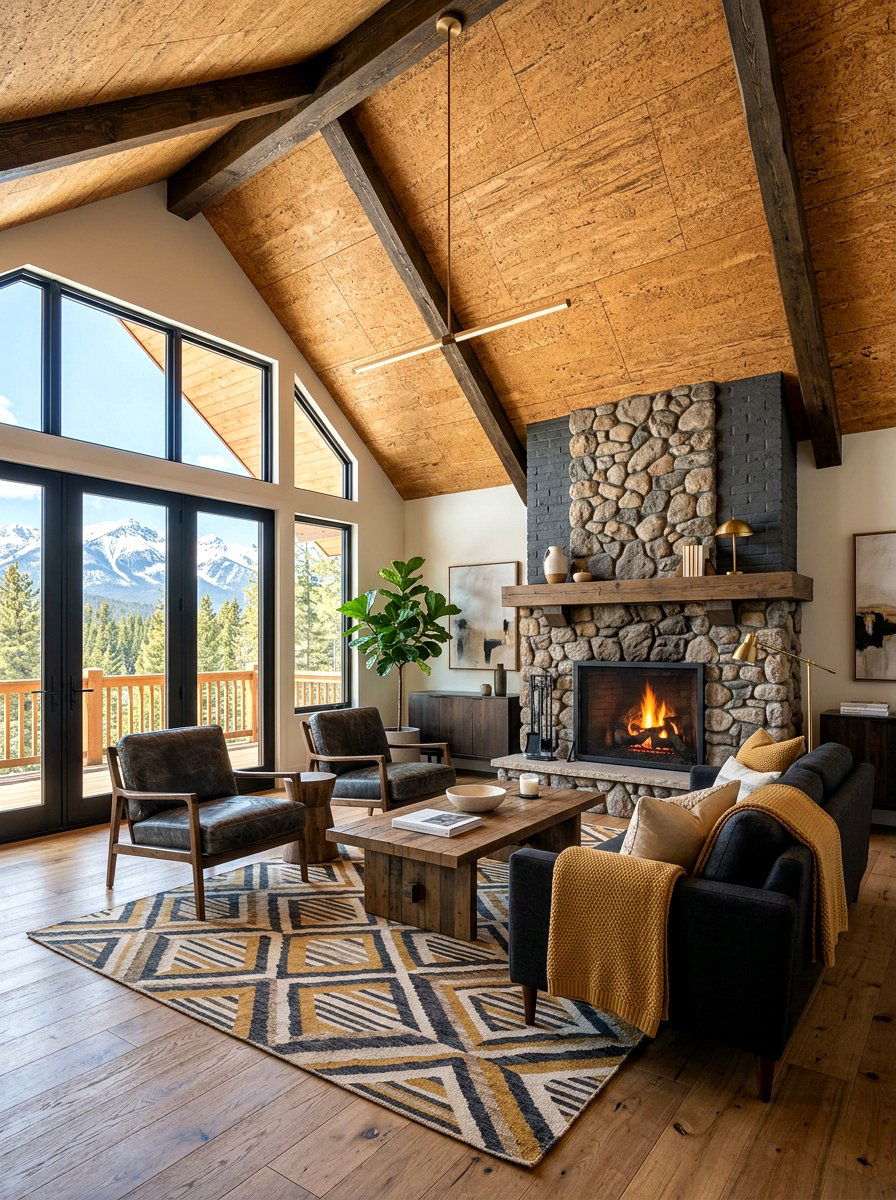Cork ceiling panels - 30 cork decor ideas