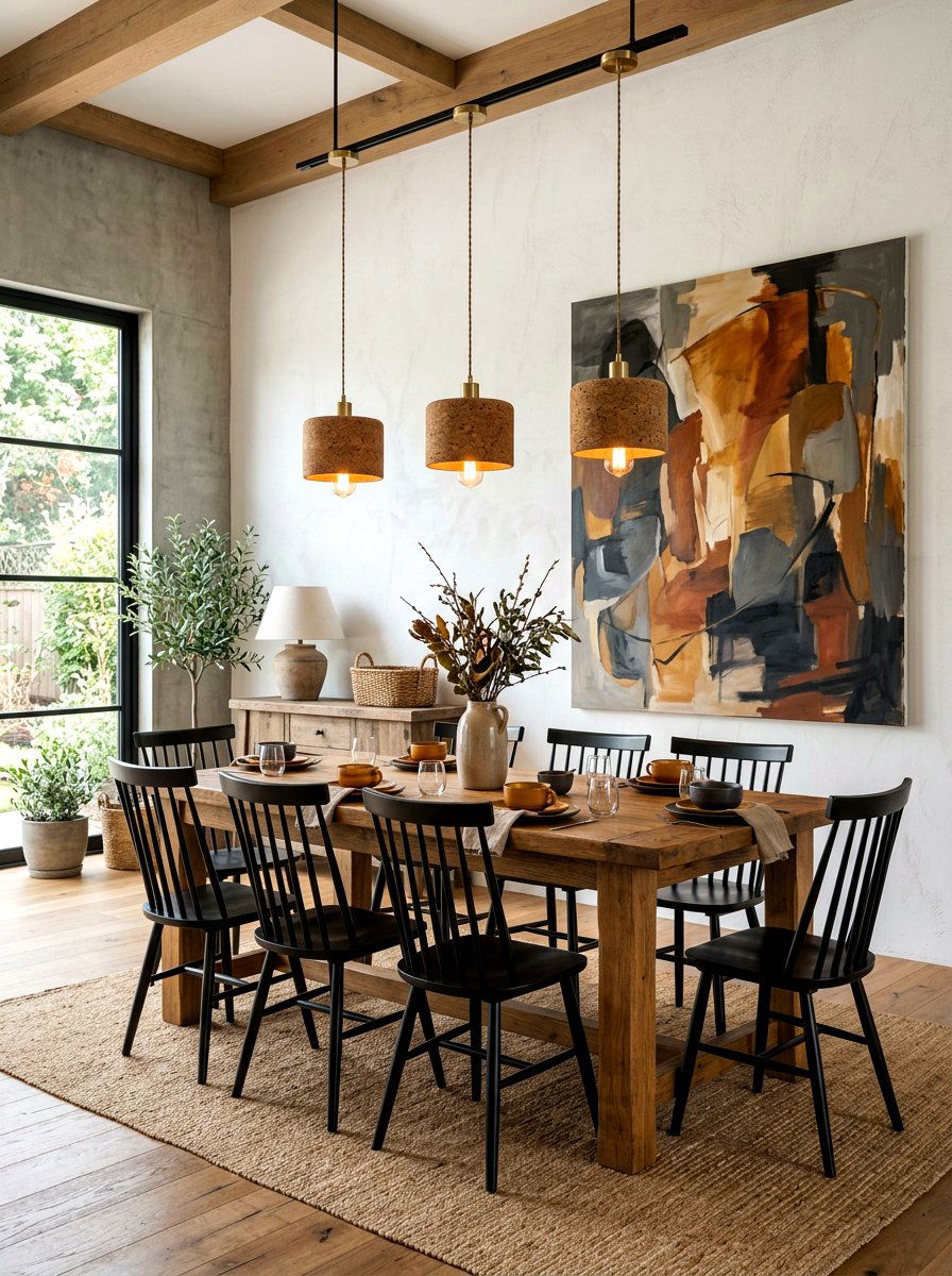Cork pendant lighting - 30 cork decor ideas