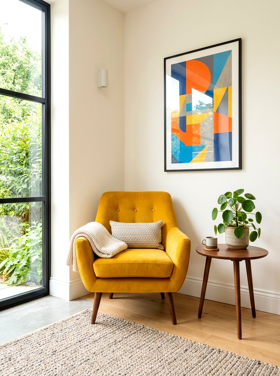 Corner Accent Chair - 30 awkward corner ideas