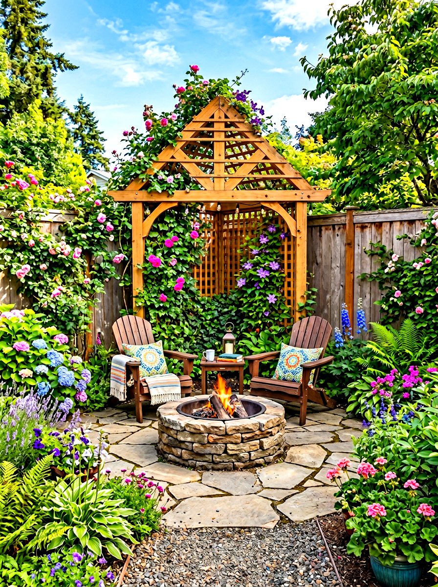 Corner Arbor - 30 grape arbor ideas