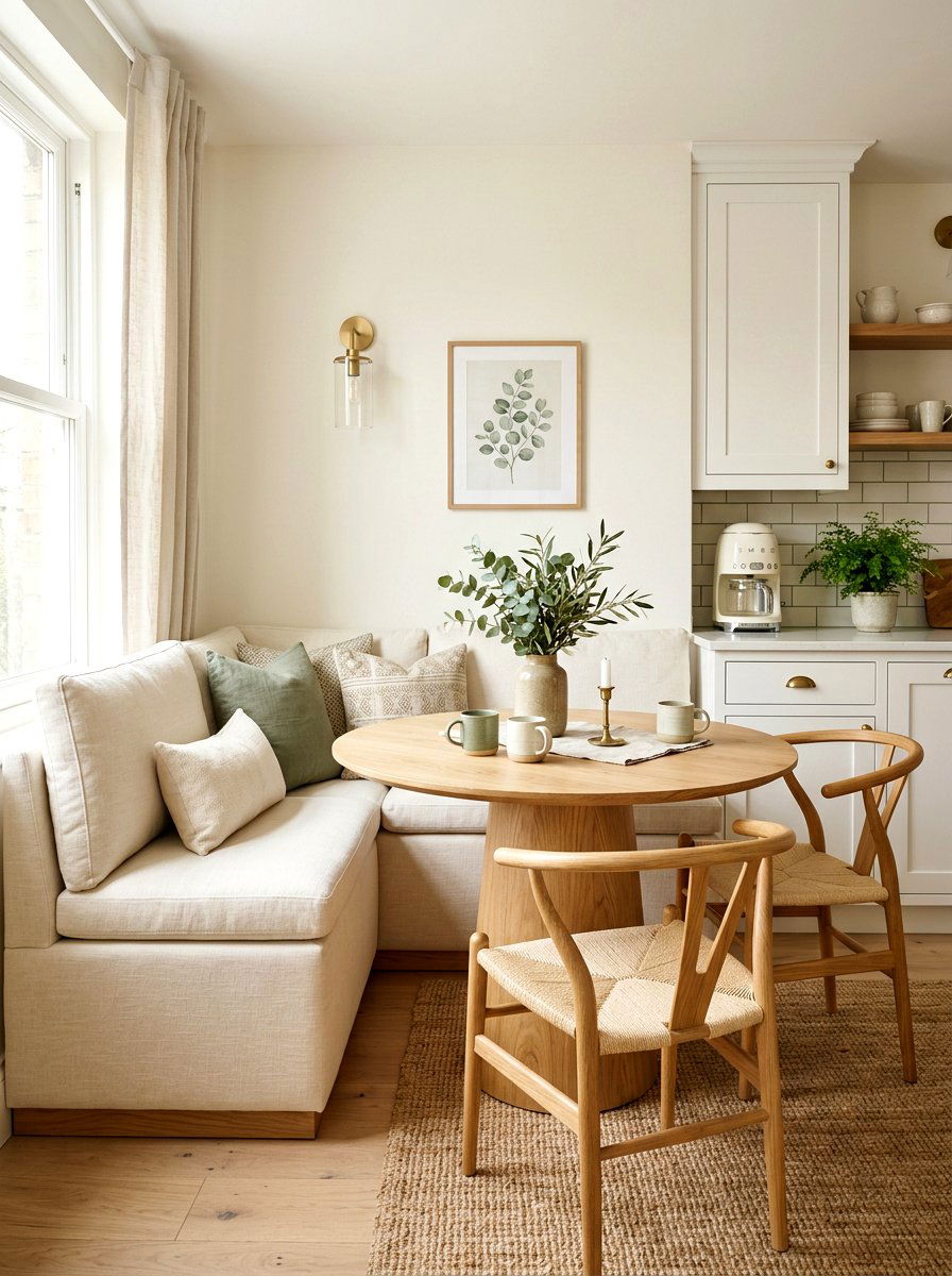 Corner Banquette - 30 apartment breakfast nook ideas