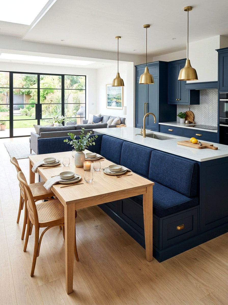 Corner Banquette Kitchen Island - 30 banquette kitchen island ideas