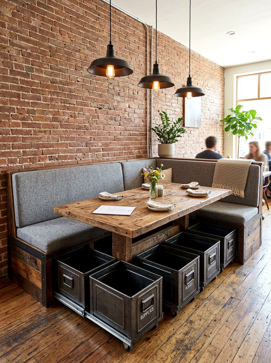 30 Kitchen Banquette Storage Ideas to Maximize Every Inch
