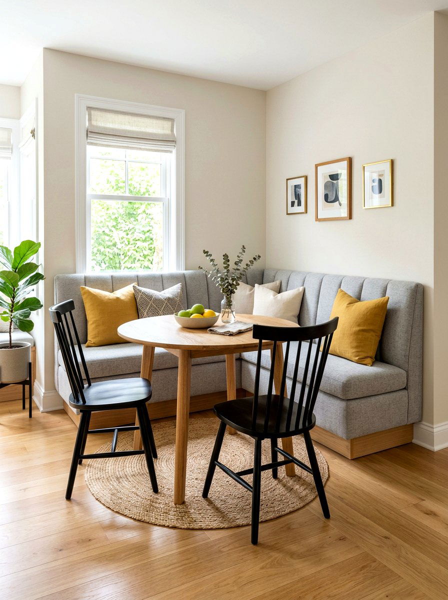 Corner Banquette Seating - 30 small dining nook ideas