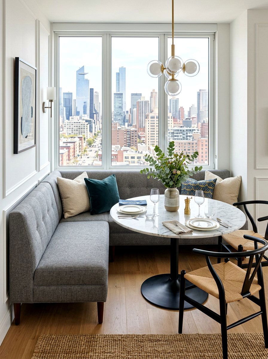 Corner Banquette - 30 cozy compartmentalized home ideas