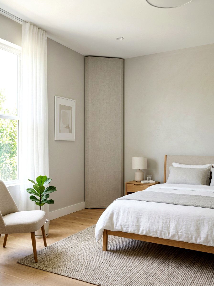 Corner Bass Trap - 30 acoustic bedroom ideas