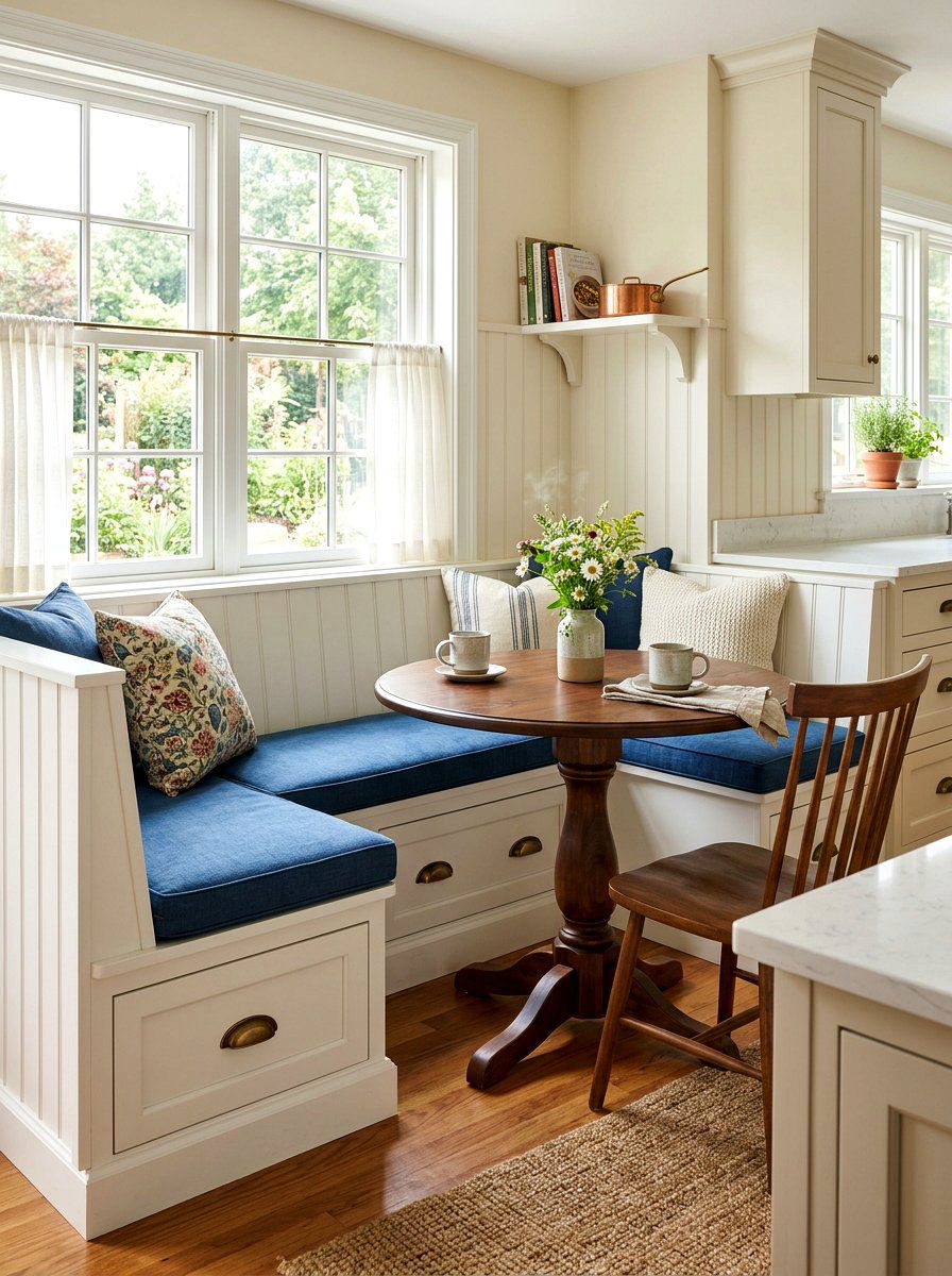 Corner Breakfast Nook Drawers - 30 banquette storage drawers ideas