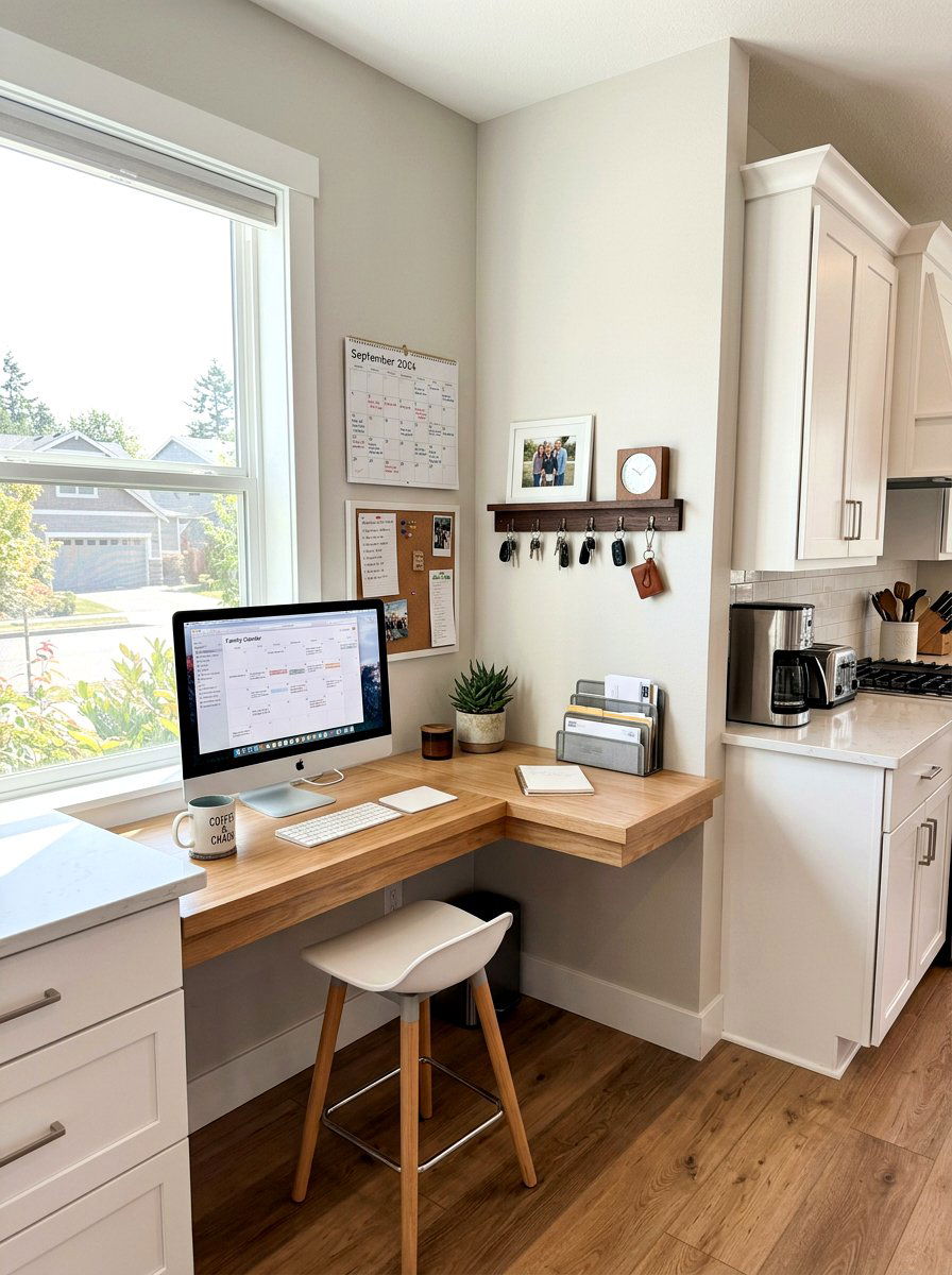 Corner Command Station - 30 command center ideas
